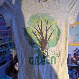 Papaya Stay Green T-Shirt - Light Gray